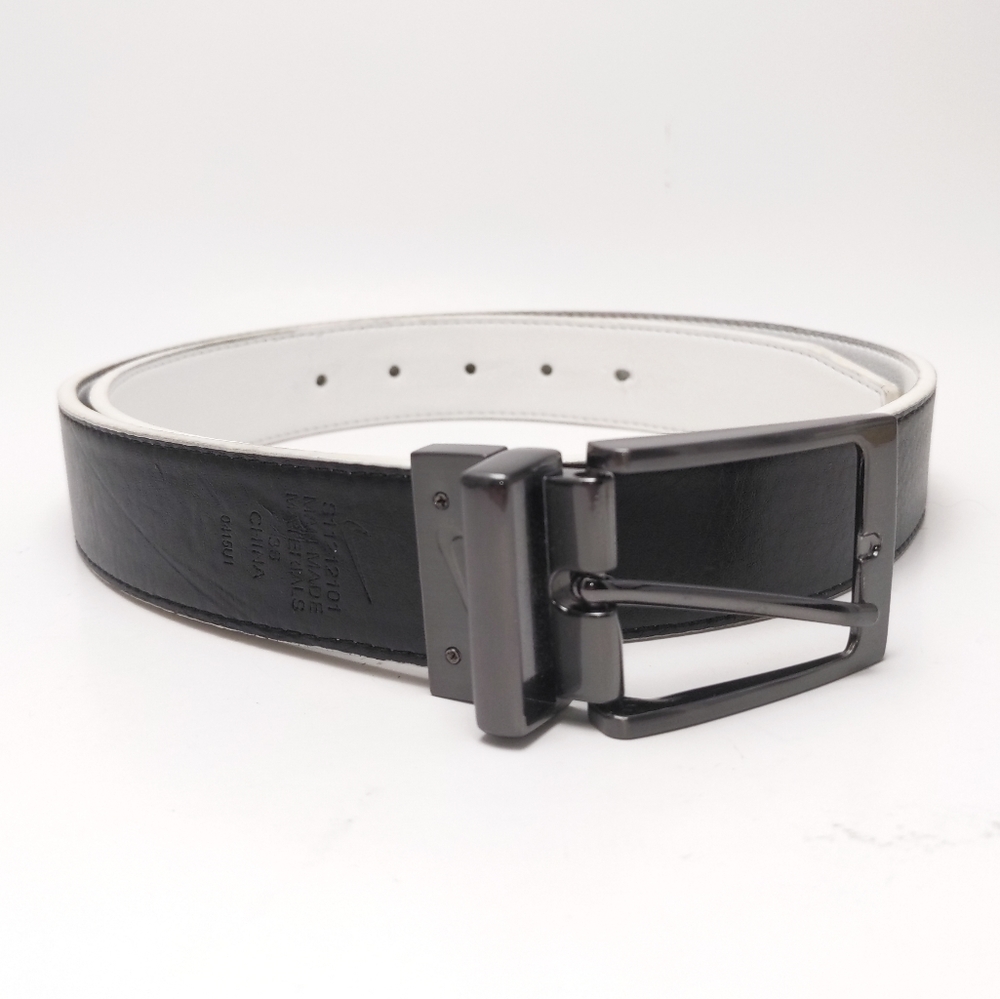 Nike Black and White Reversible Belt